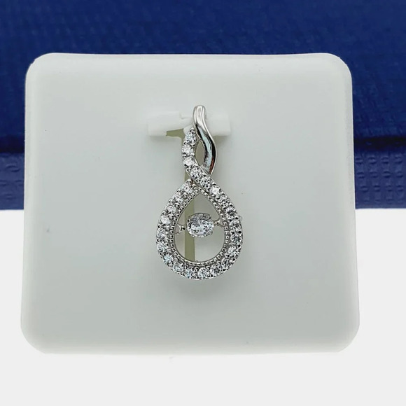 "#925 Sterling Silver Cubic Zircon Pendant for Women/Girls, US925P1131 - Picture 5 of 10